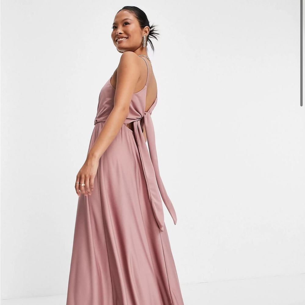 Dusty rose bridesmaid dress